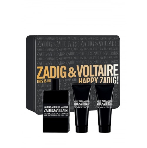 ZADIG & VOLTAIRE THIS IS HIM! HAPPY ZADIG 100ML GIFTSET FOR MEN BY ZADIG &VOLTAIRE